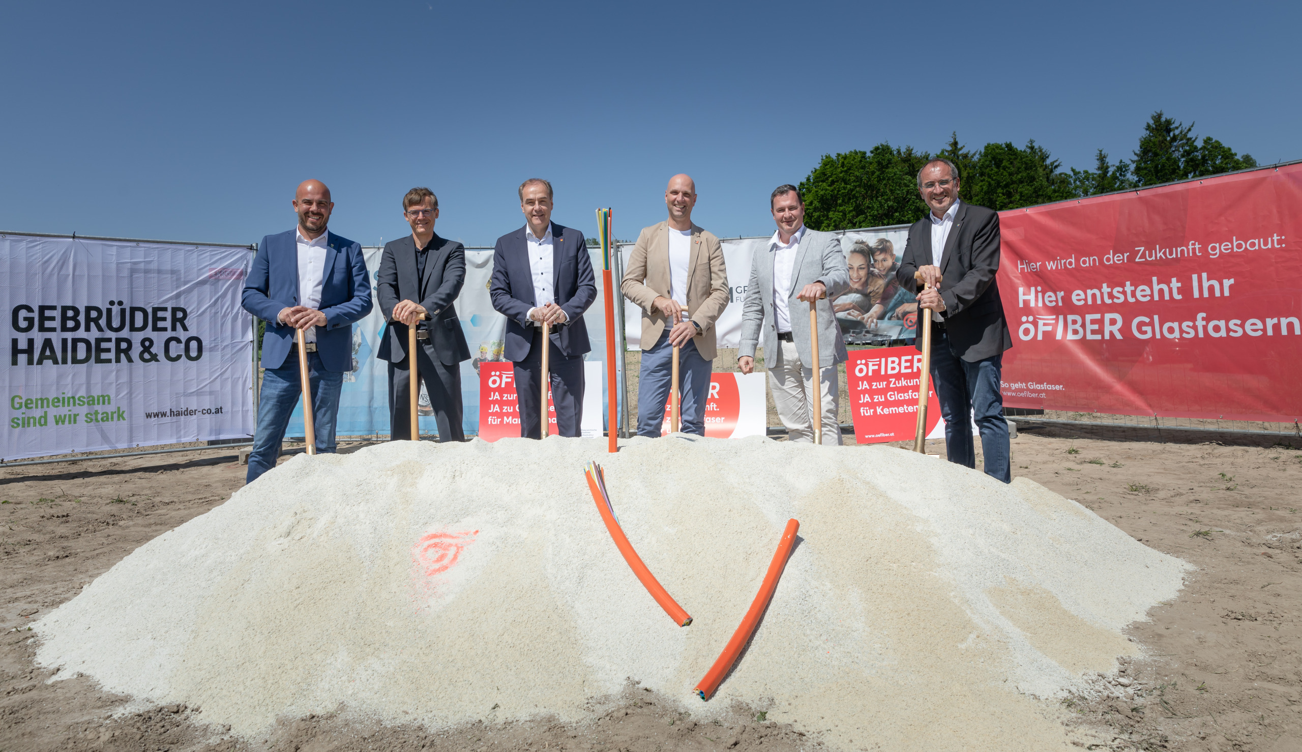 Glasfaser Ausbau Im S Dburgenland Gig Setzt Spatenstich Gig