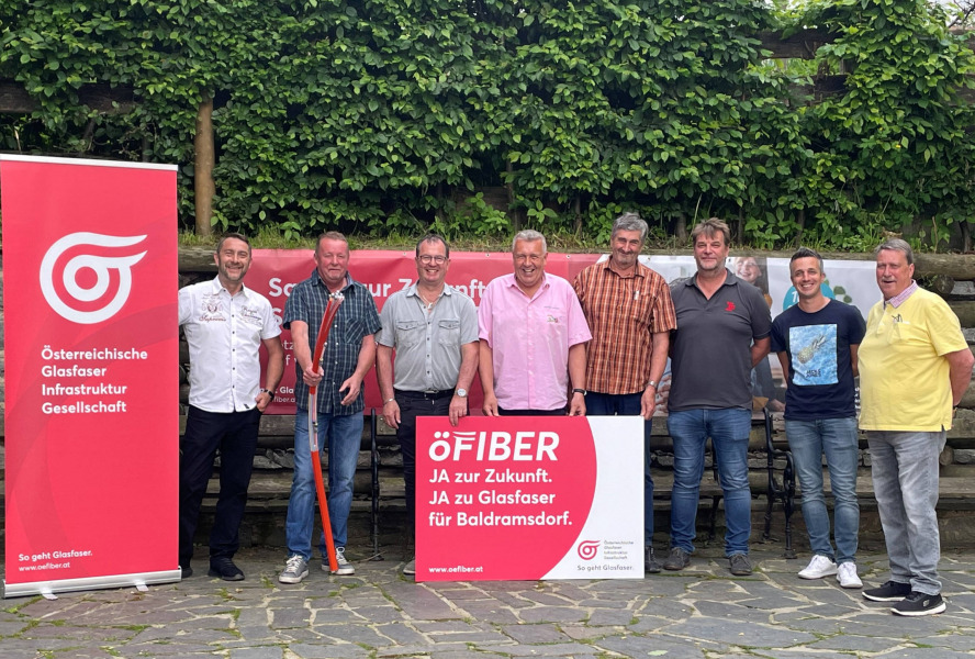 Baldramsdorf: Glasfaser-Kickoff in Oberkärnten