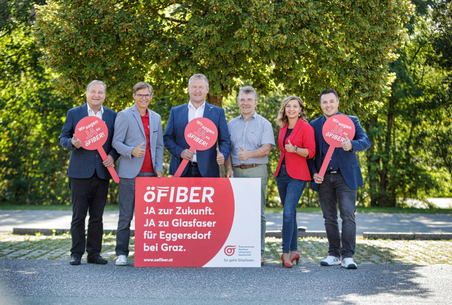 Eggersdorf bei Graz startklar für Glasfaser-Ausbau der öGIG