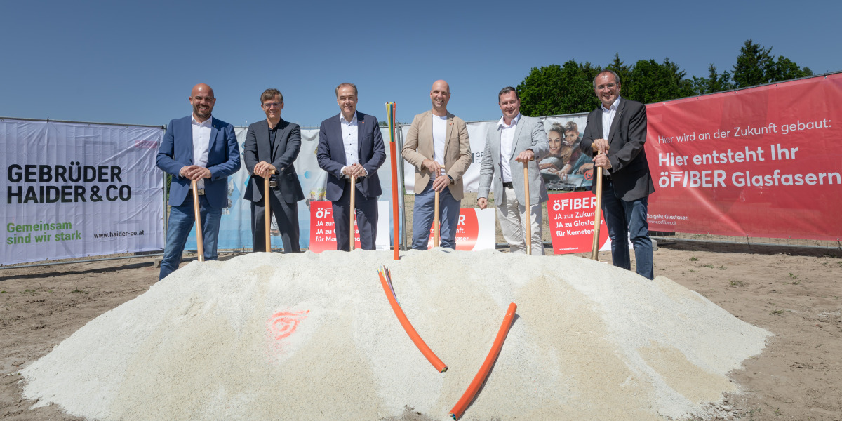 Glasfaser-Ausbau im Südburgenland: öGIG setzt Spatenstich