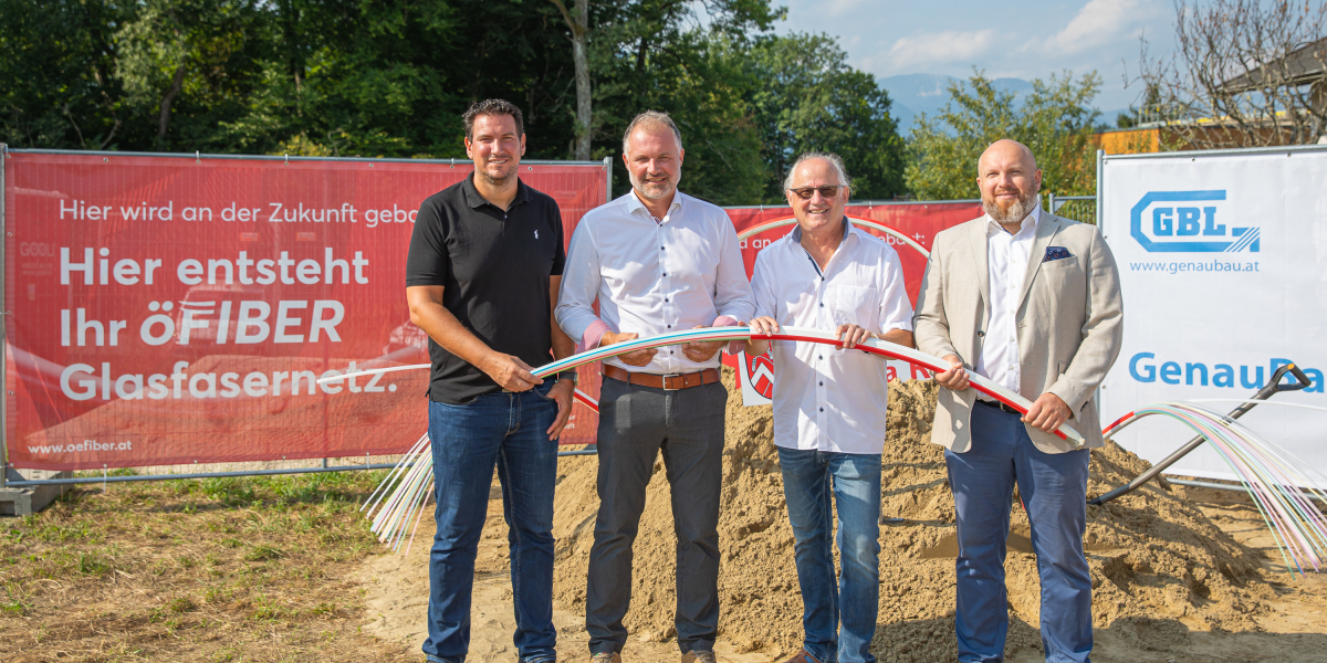 öFIBER Glasfaser-Ausbau startet in Maria Rain