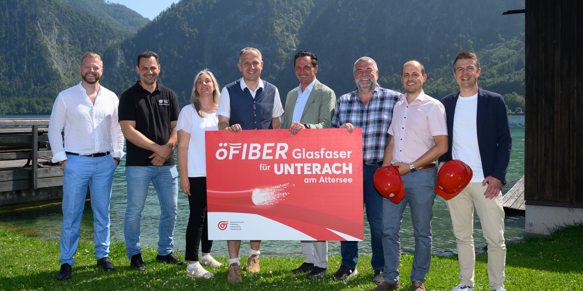 öFIBER Glasfasernetz für Unterach am Attersee