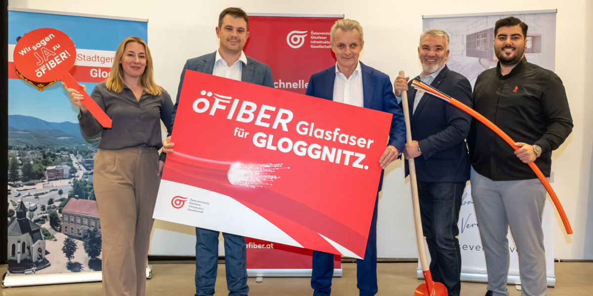 öFIBER Glasfasernetz für Gloggnitz: Wichtiger Faktor für Standortqualität